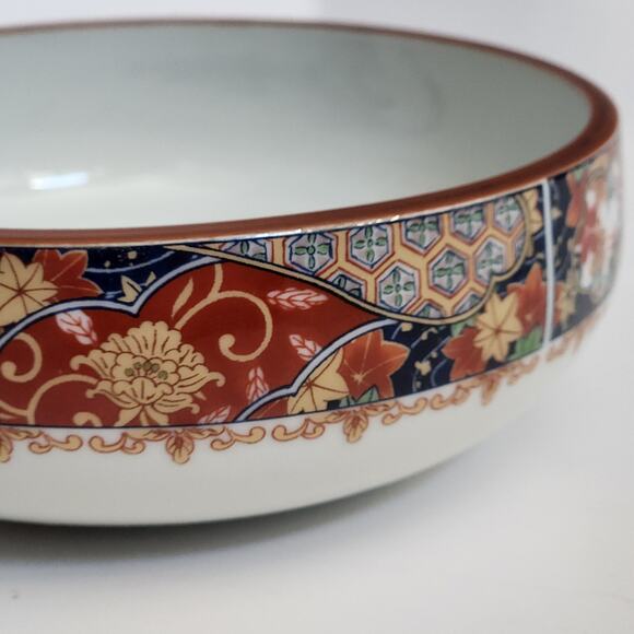 Vintage 1960s Japanese Imari Set of 5 Porcelain Soup / Rice Bowls – Gold Signed - Picture 7 of 10